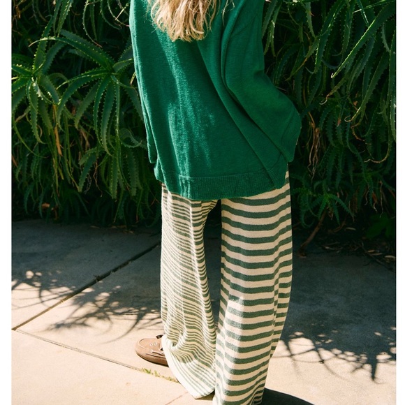 Free People Allyson Striped Pants - Picture 2 of 5